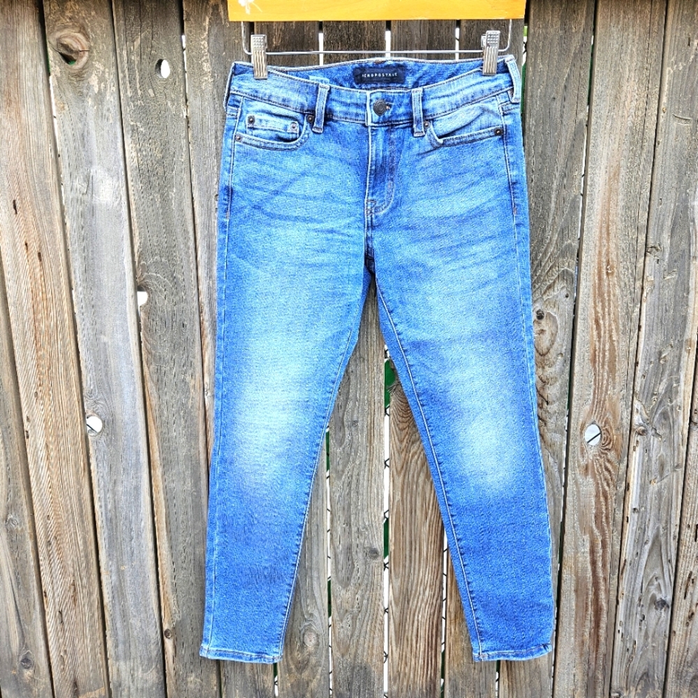 Aeropostale Blue Skinny Jeans Womens Size 6